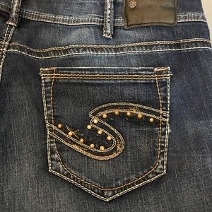 Silver Suki Jeans, EUC, Plus Size 20/L 31